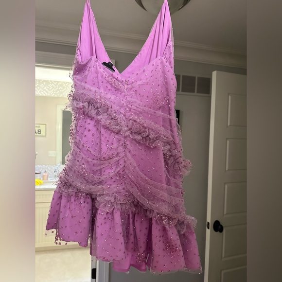 Sparkly purple lilac dress - Picture 3 of 4